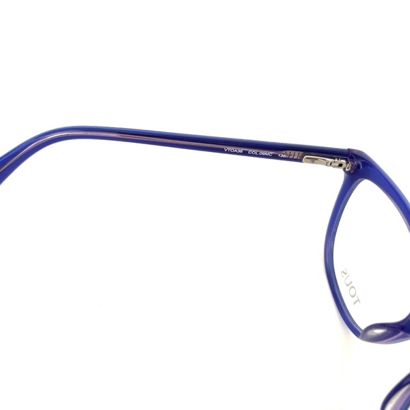New TOUS Eyeglasses VTOA36 09MC 53 16 135 Acetate Frames Navy Blue Women Glasses - Picture 12 of 15